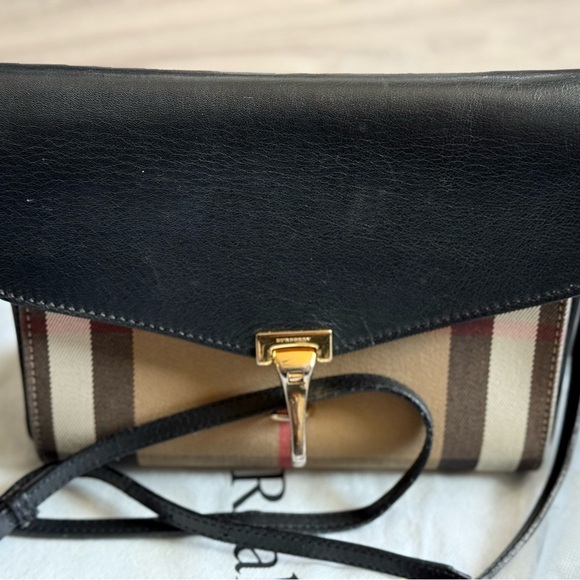 Burberry Black and Brown Crossbody Bag - Picture 1 of 10